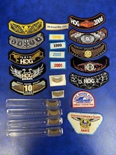 Mixed Lot of Harley Owners Group HOG Motorcycles Patches Pins