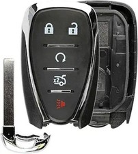 Key Fob Shell for 5-Button Smart Key Case Cover Replace Style: 4 1 Buttons Car