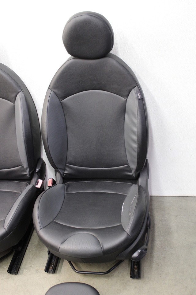 Mini Cooper Black Vinyl Seats Front Rear Seat Set R56 Genuine Oem 2007 ...