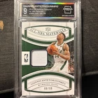 2019-20 Panini National Treasures - All-Nba Materials Giannis Antetokounmpo 9!