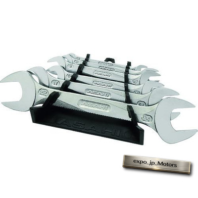 Asahi Tools Revowave 6-Piece Double End Wrench Set SLAS62 - Durable & Versatile