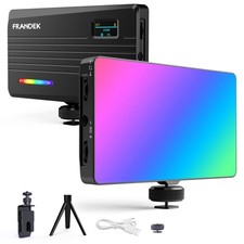 Portable Light for Photography, 4000mAh Rechargeable RGB On-Video Lights 360 ...