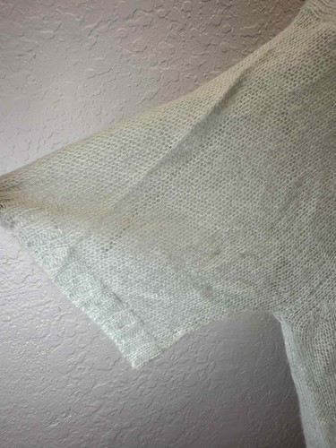 Suéter tejido hilo logotipo caballo semental verde menta Wildfox Couture talla M - Imagen 4 de 11