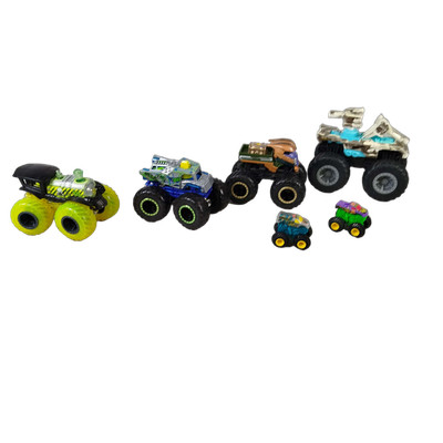 Mattel Bundle Monstertrucks Set von 6 gebraucht ab 3 4 5 Jahre |   geprüft