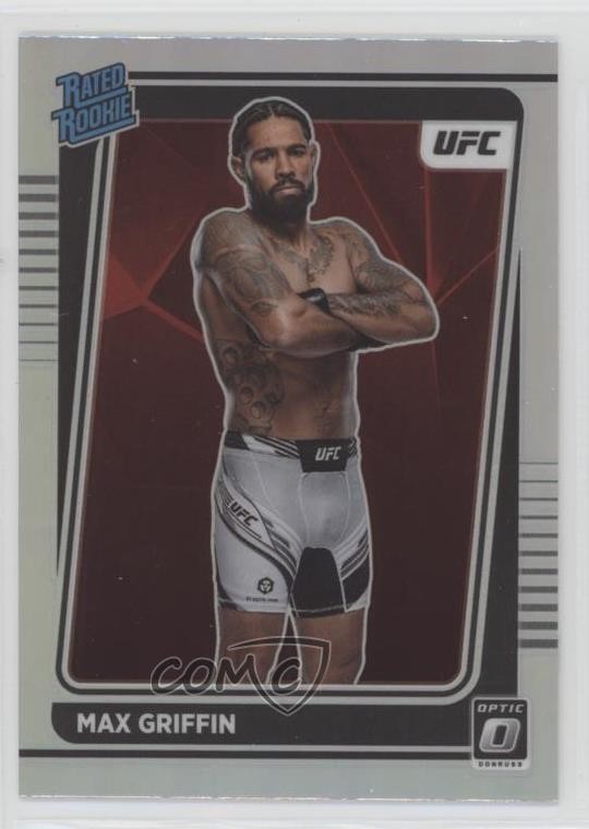 2022 Panini Donruss Optic UFC Rated Rookie Holo Prizm Max Griffin #119 02l5