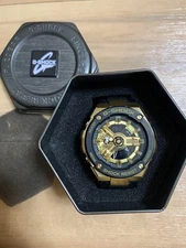 Casio G-Shock G-Steel GST-400G-1A9 Men's Watch Black Gold 20ATM Chronograph JPN