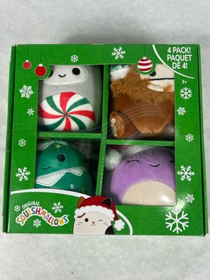 Squishmallows 5'' Christmas Set of 4 - Benny, Beula, Nissa, Johann NIB