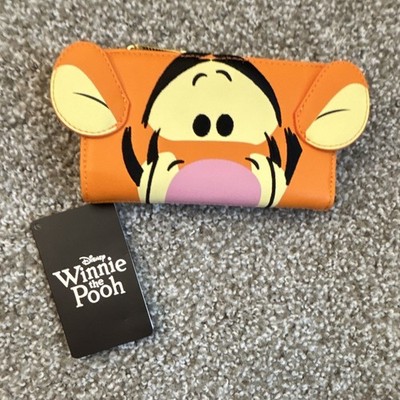 Loungefly Disney Winnie the Pooh Tigger Orange & Black Zip Wallet