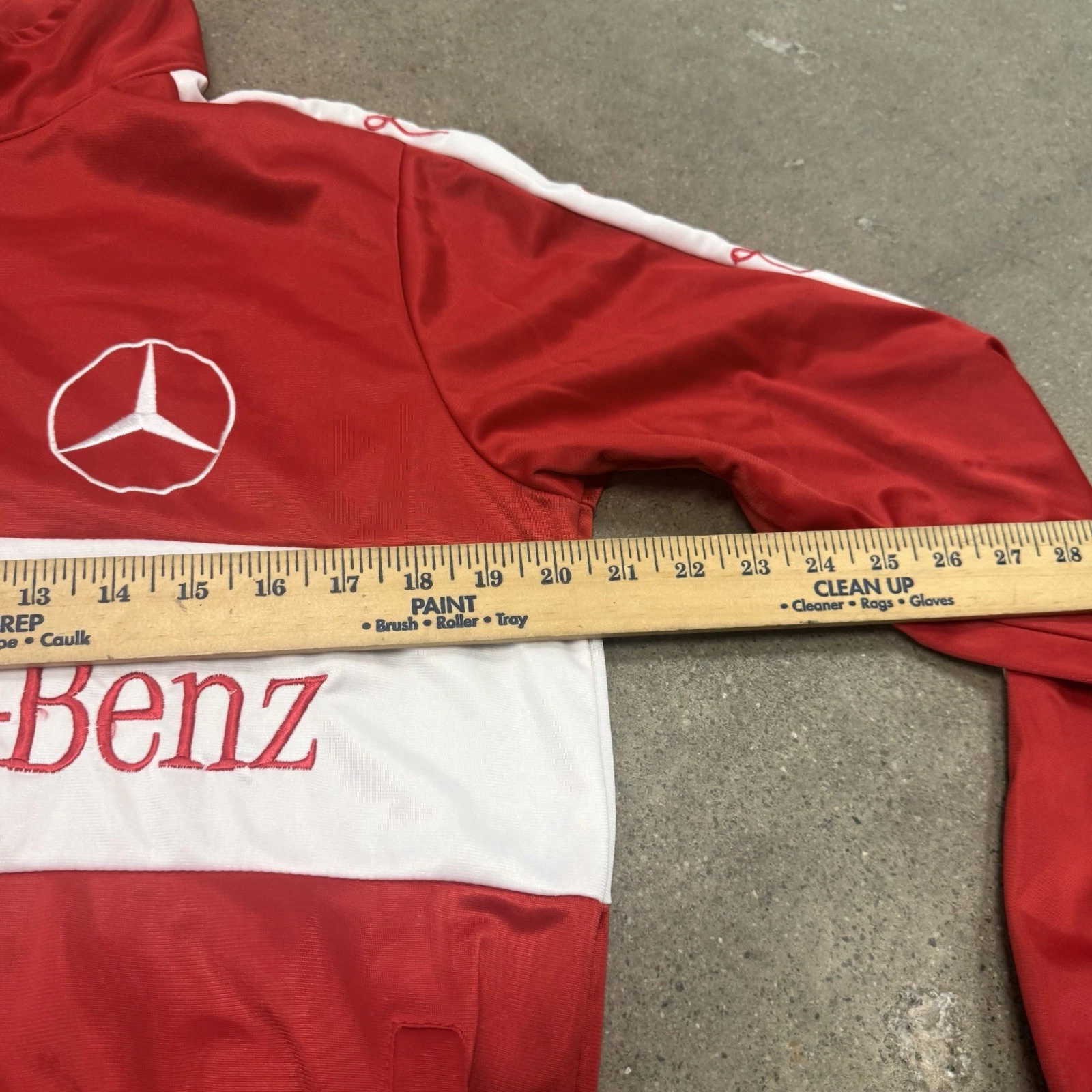 Mercedes Benz- AMG Mens Jacket Adult Medium Red Full Zip -Club Foreign - product detail image 6