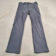 Wrangler ATG Pants Mens 32x32 Gray Hiking Lightweight Performance Stretch Tech *