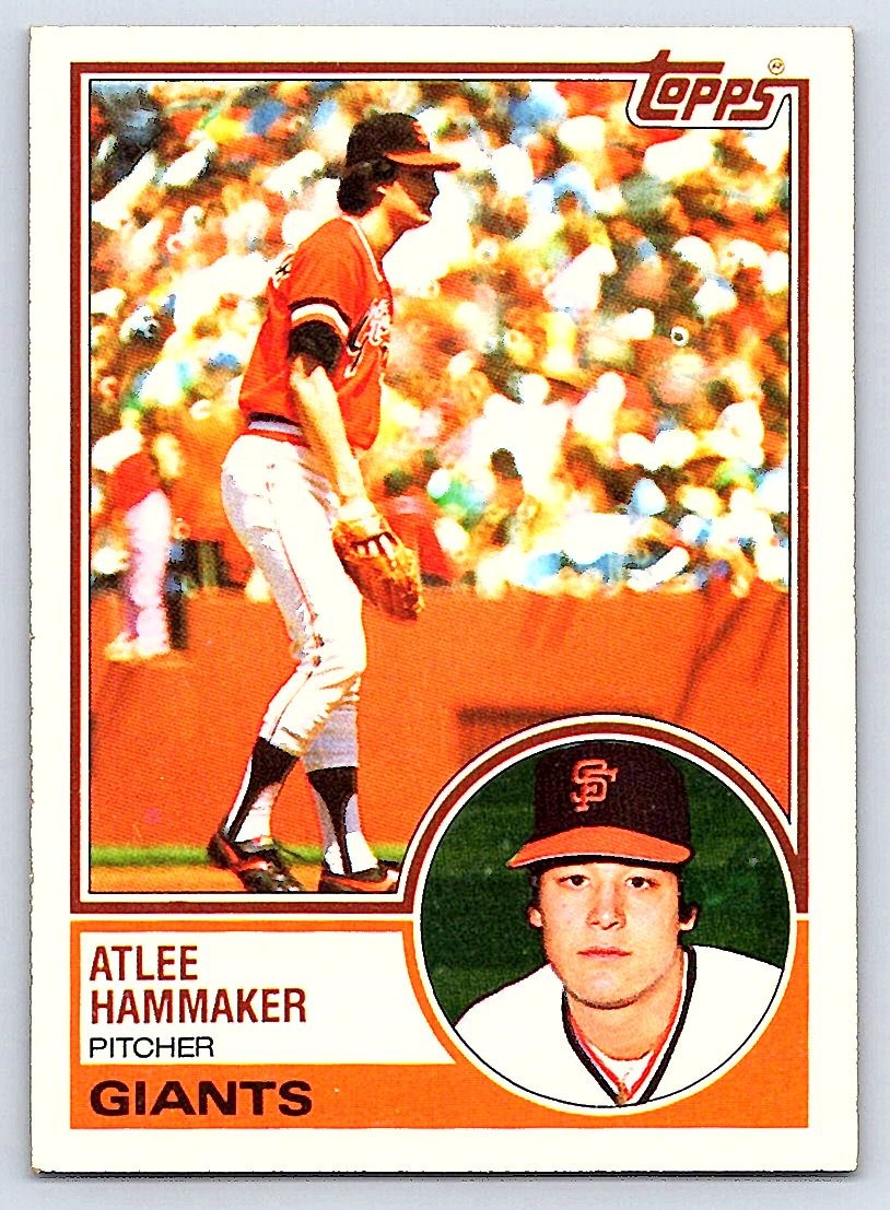 1983 Topps - # 342 - Atlee Hammaker - San Francisco Giants