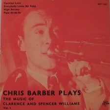 Chris Barber - Chris Barber Plays The Music Of (Vinyl 7" - 1955 - EU - Original)