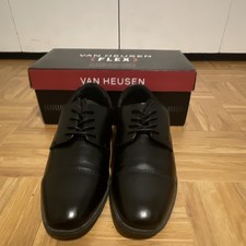 Ryno Gear Mens Size 6 Leather Dress Shoes Bla...
