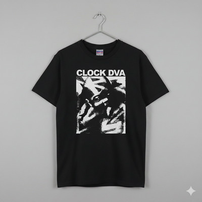 Vintage Post Punk Abstract Graphic T-Shirt Black White Minimal Art Tee - T615