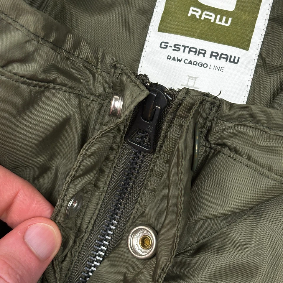 Sobrecamisa de combate G Star Raw Filch para hombre XL verde ligera carga militar nailon Foto 3 de 4