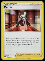 Marnie 056/073 Champion's Path Holo Rare Trainer