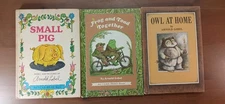 3 VTG Arnold Lobel Children’s Books Owl at Home Frog & Toad Together Small Pig