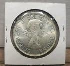 1964 Silver Canadian $1 Coin Elizabeth II Charlottetown Quebec Circulated #30