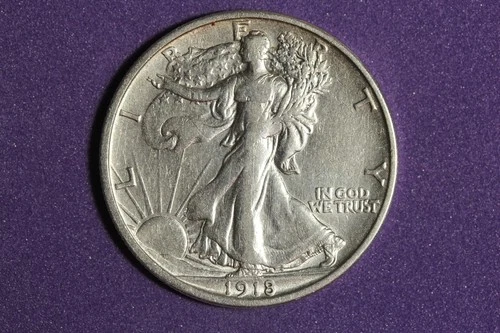 1918 D Walking Liberty Half Dollar #M27517