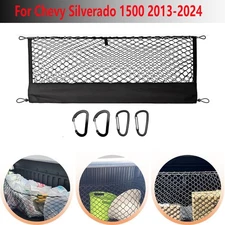 Black Truck Bed Cargo Net For GMC Sierra 1500/Chevy Silverado 2013-2024