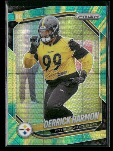 2025 Panini Prizm #368 Derrick Harmon Hyper #/200
