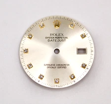 ORIGINAL Rolex Dial 36mm Datejust Ivory TT YG with Date 16223/16013 Swiss Made