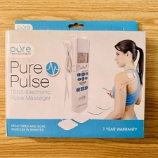 Pure Enrichment Pure Pulse TENS Electronic Pulse Massager For Tired Sore Muscles
