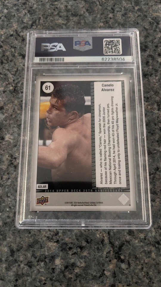 Canelo Alvarez 2014 Upper Deck Silver 178/250 True Rookie! PSA 9, Boxing,Mexico - Image 2 of 3