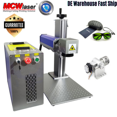 30W Raycus Metal Fiber Laser Marking Machine CO2 Laser Machine 220V 110x110mm