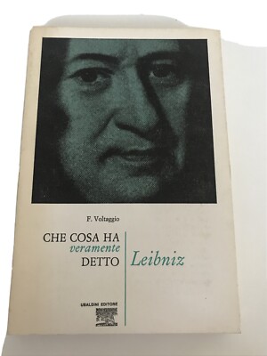 LIBRO Che Cosa Hai Veramente Detto Leibnitz Ubaldini Editore