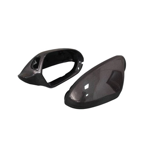 For Audi A6 C7 S6 RS6 Carbon Fiber Mirror Housing Cover with Lane Assist - Picture 3 of 6