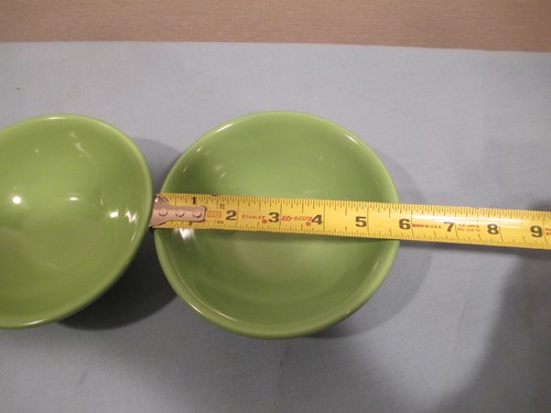 Hall #545 Vintage Pea Green Small Bowls (RARE) - Picture 7 of 9