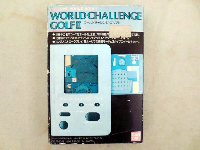Y028/ New Bandai World Challenge Golf LSI Game Watch Japan Retro Game Collecto