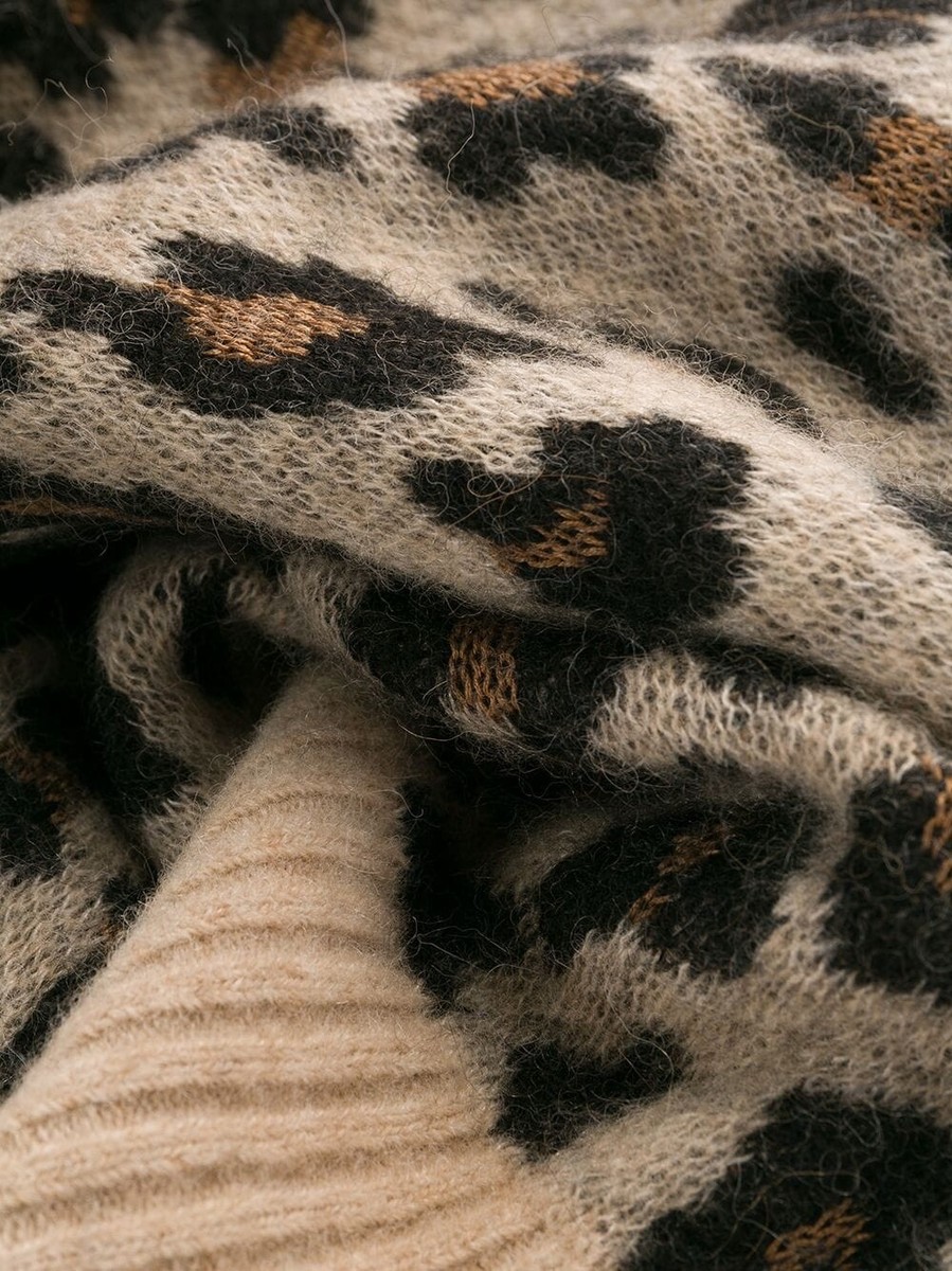 sacai - サカイ sacai LEOPARD PRINT KNIT PULLOVER 2 Sacai Leopard Knit Jumper Size 2/ M Preowned FW19 | eBay