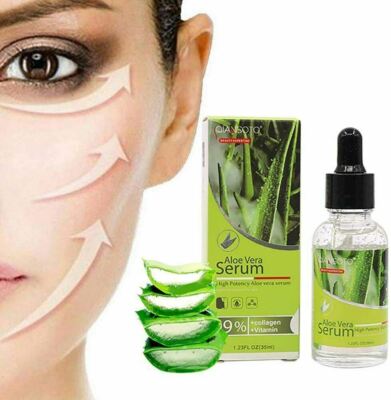 Aloe Vera Facial Serum  Natural Acne Healing & Soothing Skin Repair | eBay