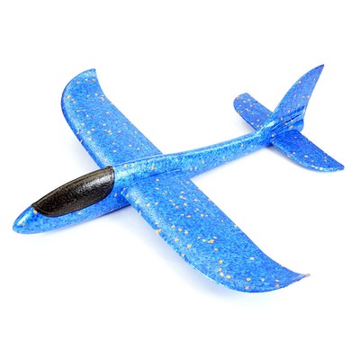 Mini Fox 480 mm Freiflug EPP Handstart Schaumfutter Segelflugzeug - blau