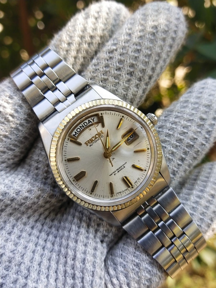 VINTAGE RICOH PRESIDENT 040121 AUTOMATIC 21 JEWELS MEN,s WATCH | eBay