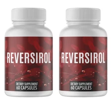 2 bottles Reversirol Blood Sugar Support Supplement 60 Capsules