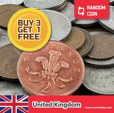 United Kingdom of Great Britain Coin | 1 Random Collectible Old British Coin