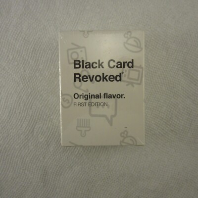 Black Card Revoked Original Flavor First Edition Brand New Sealed.