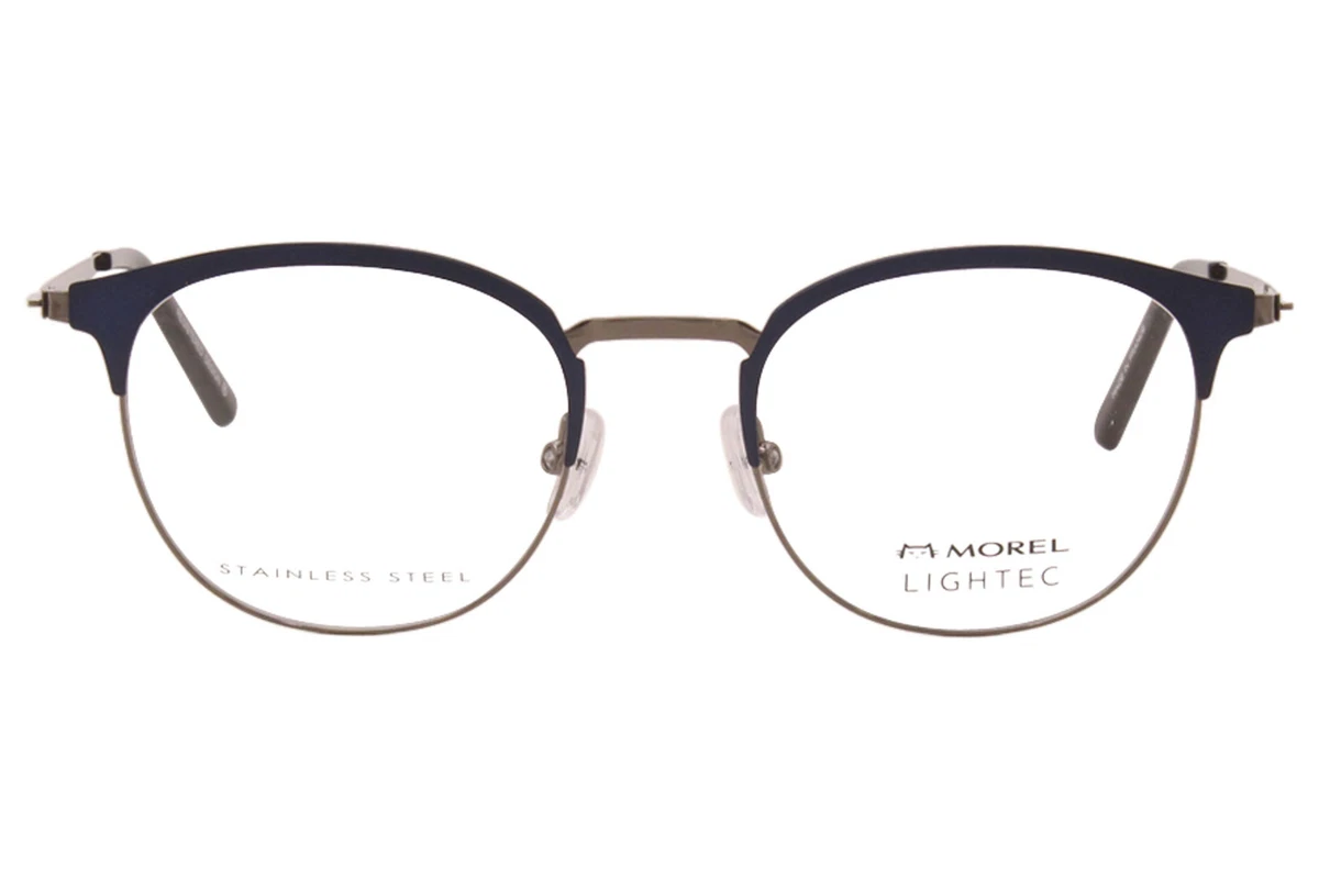 Morel Lightec 30194L BG02 Eyeglasses Men s Blue Grey Full Rim