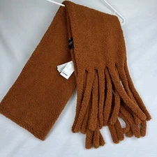 Blanket Scarf Orange Fallcore New With Tags Furry Autumn Chestnut Large Warm