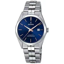 Festina F20437/B Men's Classic Blue Dial Watch