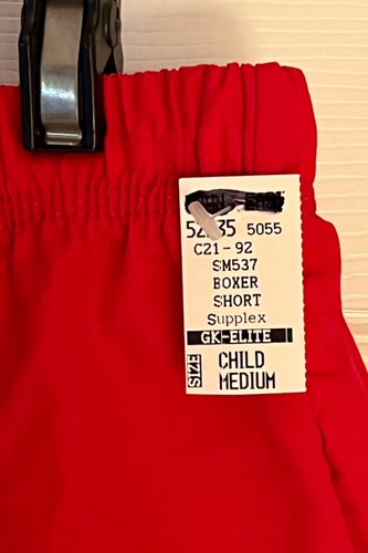 GK SHANNON MILLER BOXERS YOUTH MEDIUM RED SUPPLEX GYMNASTS CHEER SHORTS Sz M - Picture 2 of 10