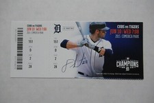 DETROIT TIGERS VS CHICAGO CUBS 6/10/2015 FULL TICKET ~ J.D. MARTINEZ