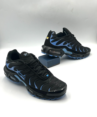 Size 7.5 - Nike Air Max Plus Black University Blue 2023 for sale