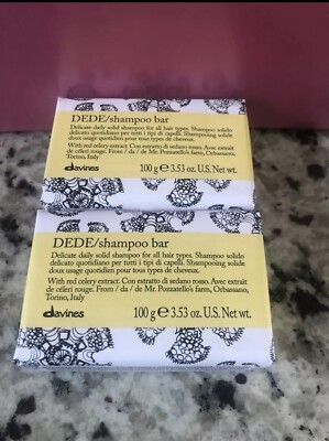 Set Of 2 Davines Shampoo Bar Dede 3.53 oz each