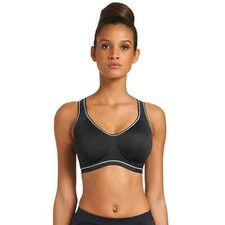 NWT Freya AA4892 4892 Sonic Underwire Molded Spacer Sports Bra 38F Black 69