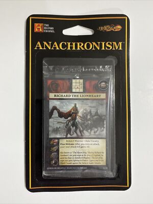 Richard The Lionheart History Channel Anachronism Warrior Pack TriKing Games New