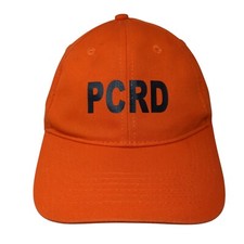 PCRD Strapback Hat Orange Youth One Size Adjustable Solid Port Company